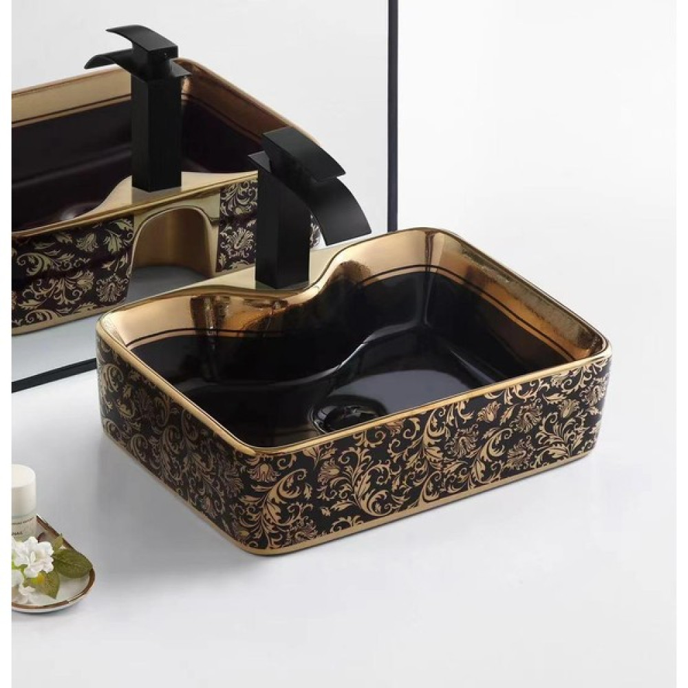 Puroser Finike Black Gold Tezgah Üstü Seramik Lavabo Oto Boyaları Fiyatı