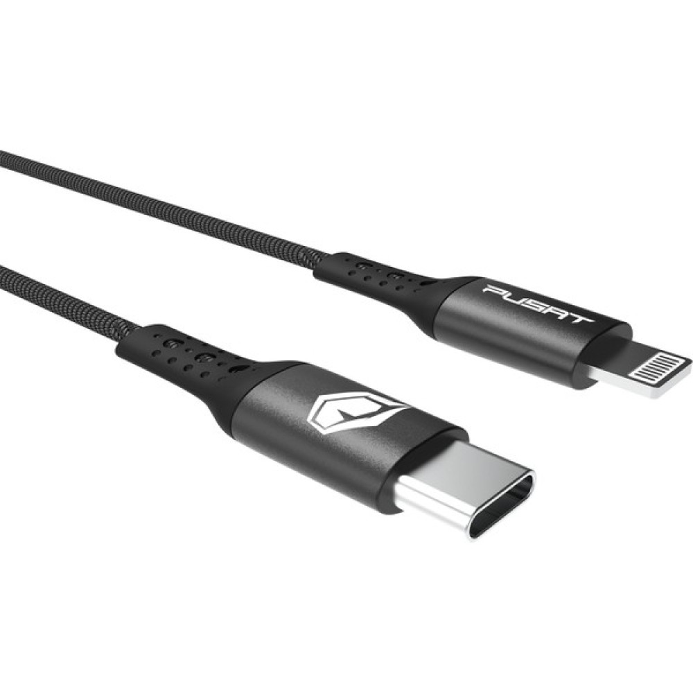 Pusat Type-C to Lightning 30W PD 1.2 M Hızlı Şarj Kablosu - Siyah Cep Telefonu Şarj Cihazı Fiyatı