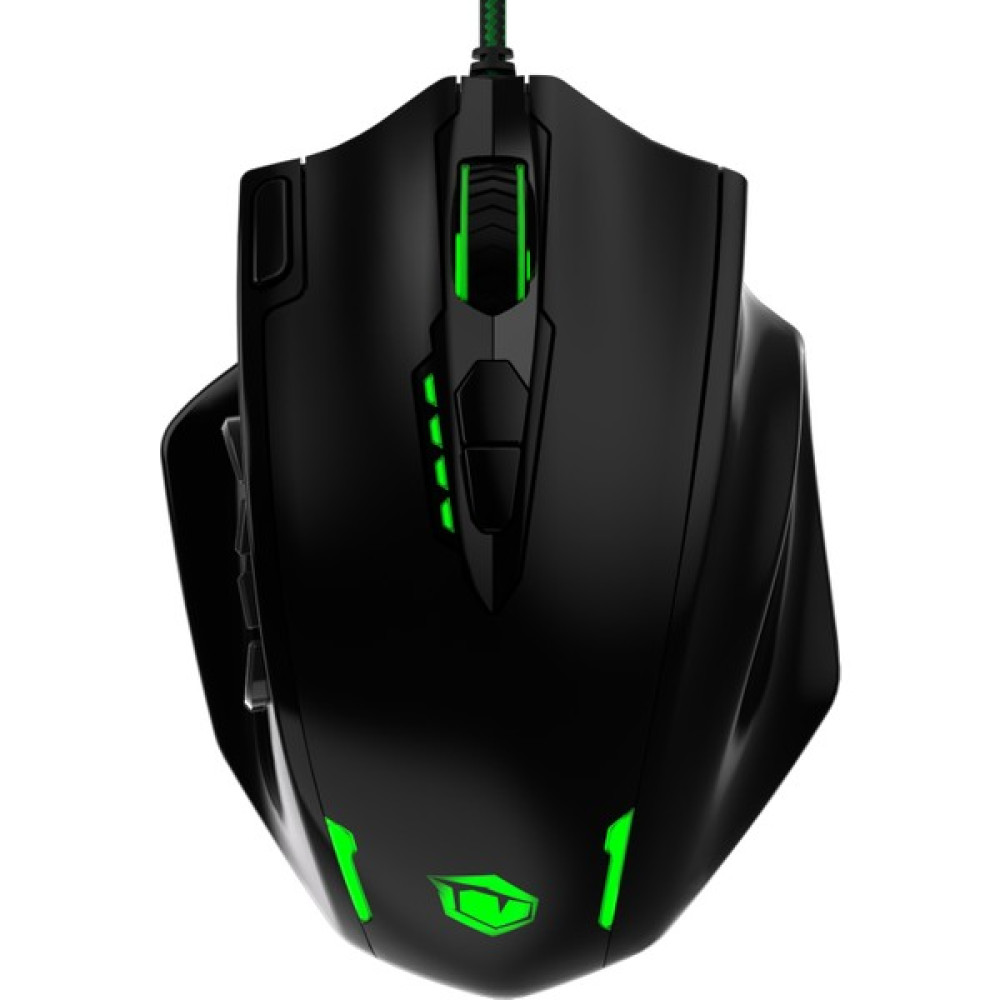 Pusat V8 12400 DPI MMO 18 Tuşlu Kablolu RGB Oyuncu Mouse - Siyah Klavye - Mouse Fiyatı