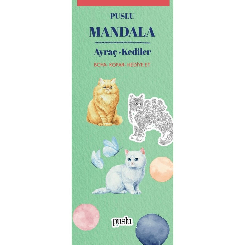 Puslu Yayıncılık Mandala Ayraç - Kediler Diğer Fiyatı