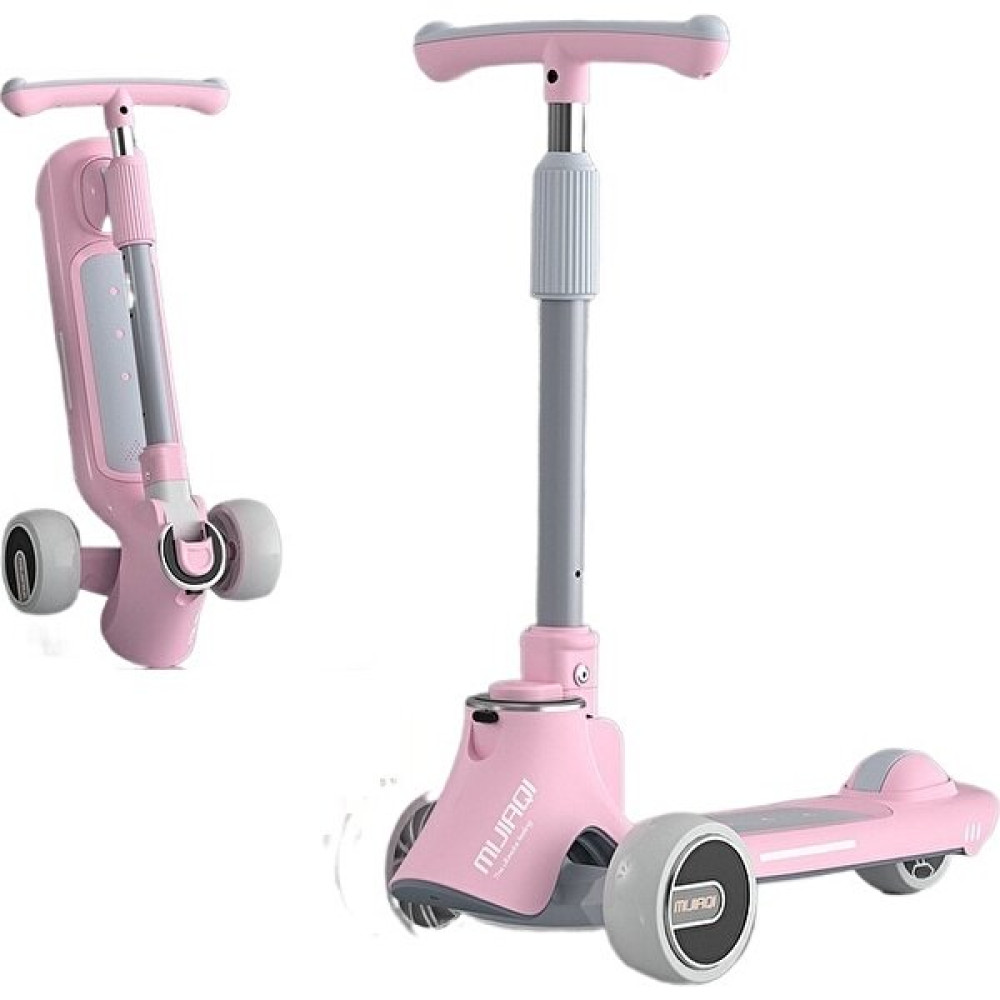 Pustaty Tek Tuşla Katlanır Çocuk Scooter'ı (Yurt Dışından) - Açık Pembe Açık Hava, Deniz ve Spor Oyuncakları Fiyatı
