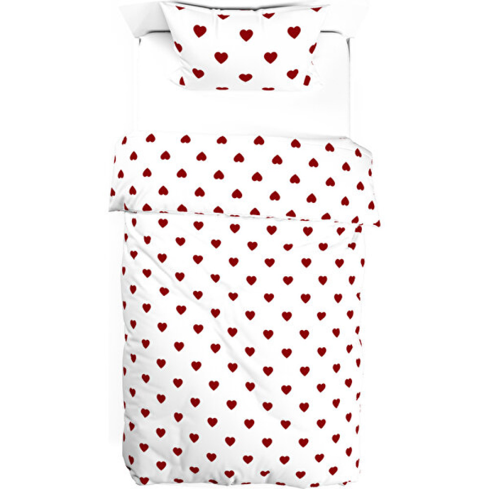 Pusula Home Kalpli Nevresim Takımı Tek Kişilik - Kırmızı - Beyaz - 160 x 220 cm Nevresim Takımı Fiyatı