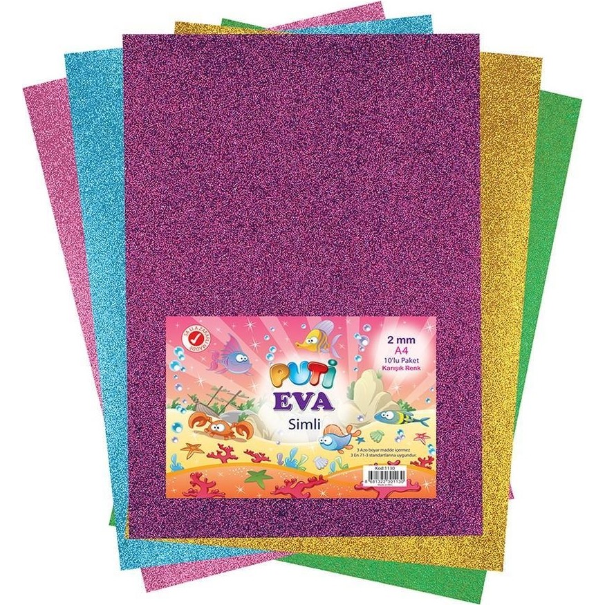 Puti Eva A4 Simli Eva 10'lu Karışık Renk Diğer Fiyatı