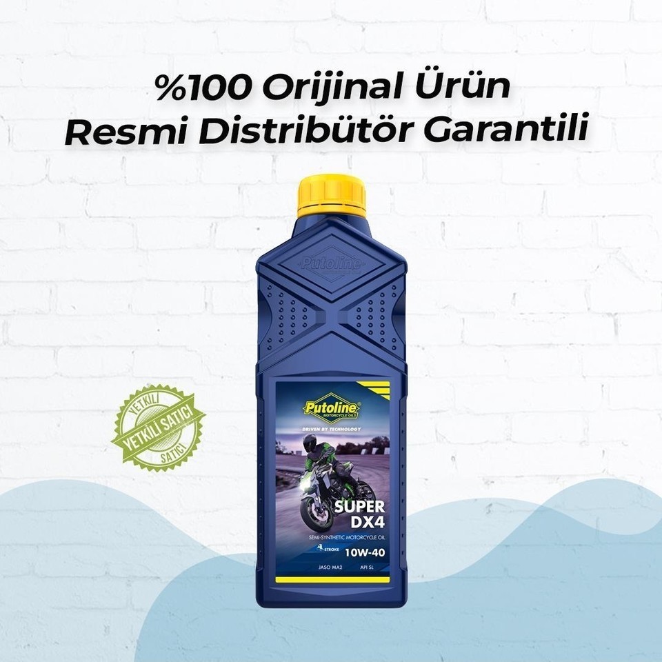 Putoline Super Dx4 10W-40 Motor Yağı 1 Litre – 4t Motosiklet Yağı, Yüksek Performans Motor Yağı & Katkıları Fiyatı