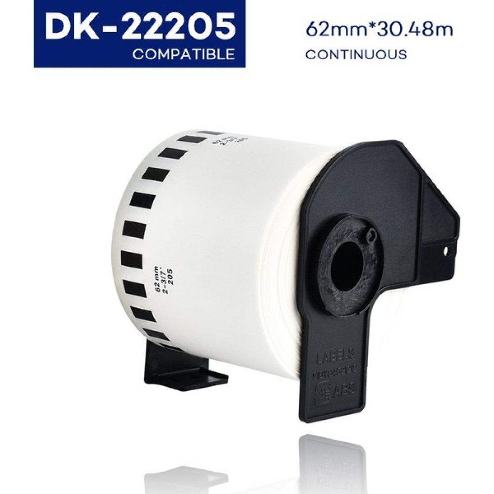 Puun Brother QL-550 DK-22205 62MM Sürekli Form Termal Etiket, 30 Metre (Muadil) Sarf Tüketim Malzemeleri Fiyatı