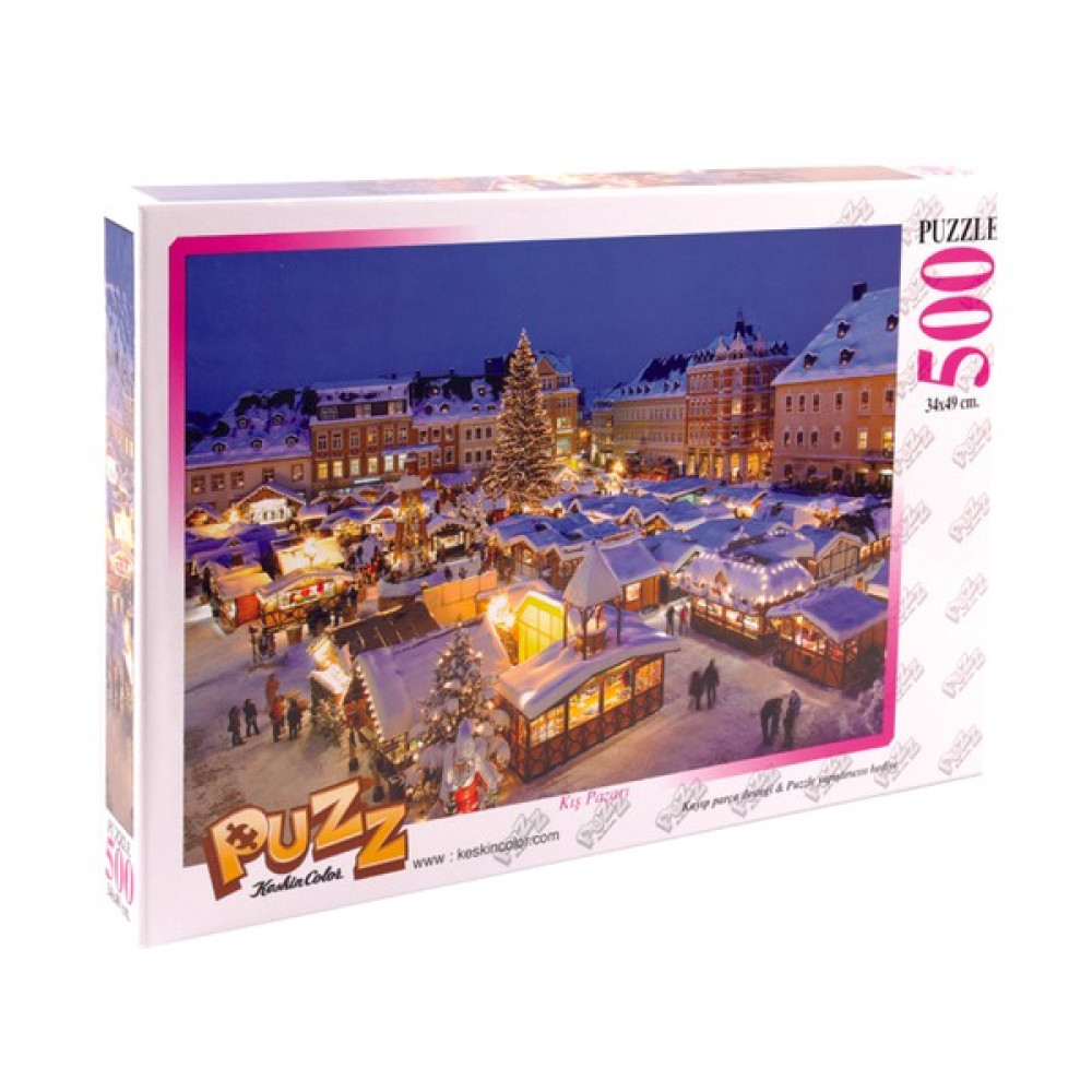 Puzz 500 Parça Kış Pazarı Yapboz Puzzle & Aksesuarları Fiyatı