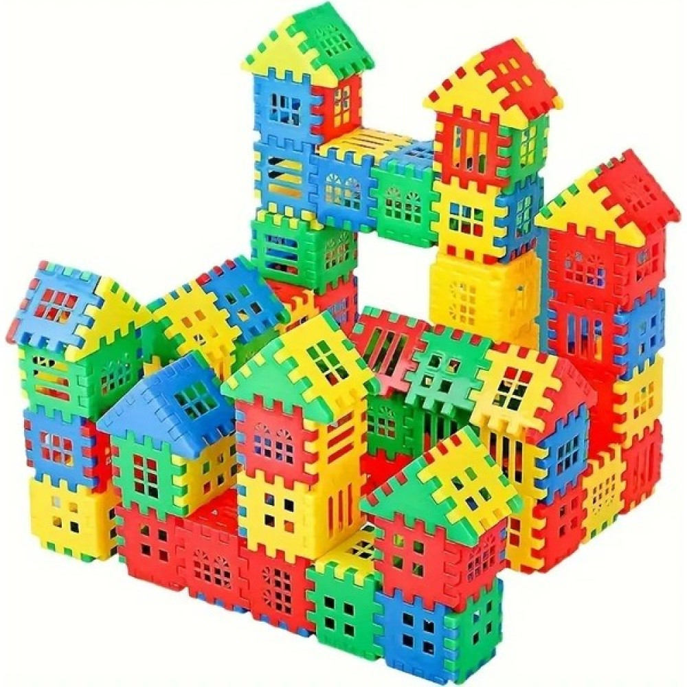 Puzzle City 3D 128 Parça Yapı ve Tasarım Blokları Eğitici Oyuncak Eğitici Oyuncak Fiyatı