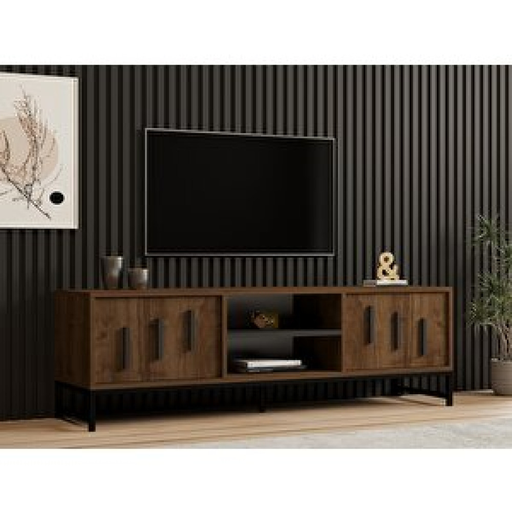 Puzzle Design Shape Tv Sehpası Ceviz Tv Ünitesi / Sehpası Fiyatı