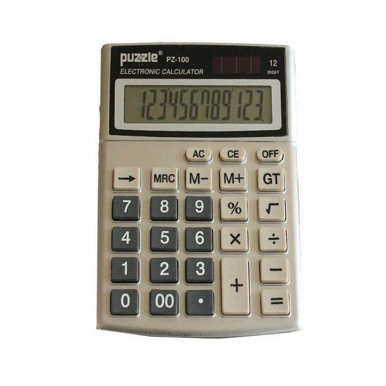Puzzle PZ-100 12 Hane Hesap Makinesi Hesap Makinesi Fiyatı