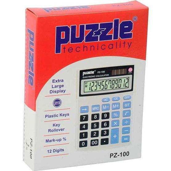 Puzzle PZ-100 12 Hane Hesap Makinesi