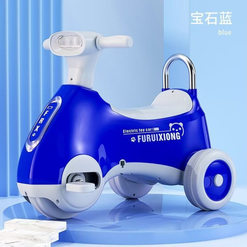 PVC Çocuk Motosikleti 1-6 Yaş Erkek ve Dişi Bebek Üç Tekerlekli Bisiklet (Yurt Dışından) - Açık Mavi Açık Hava, Deniz ve Spor Oyuncakları Fiyatı
