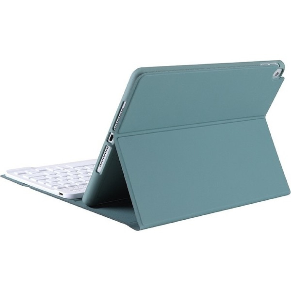 PVC iPad 9.7 Inç / iPad Pro 9.7 Inç / iPad Air 2 / Air Için Bt Klavye Kılıf (Yurt Dışından) - Antrasit - Yeşil Tablet Aksesuarı Fiyatı