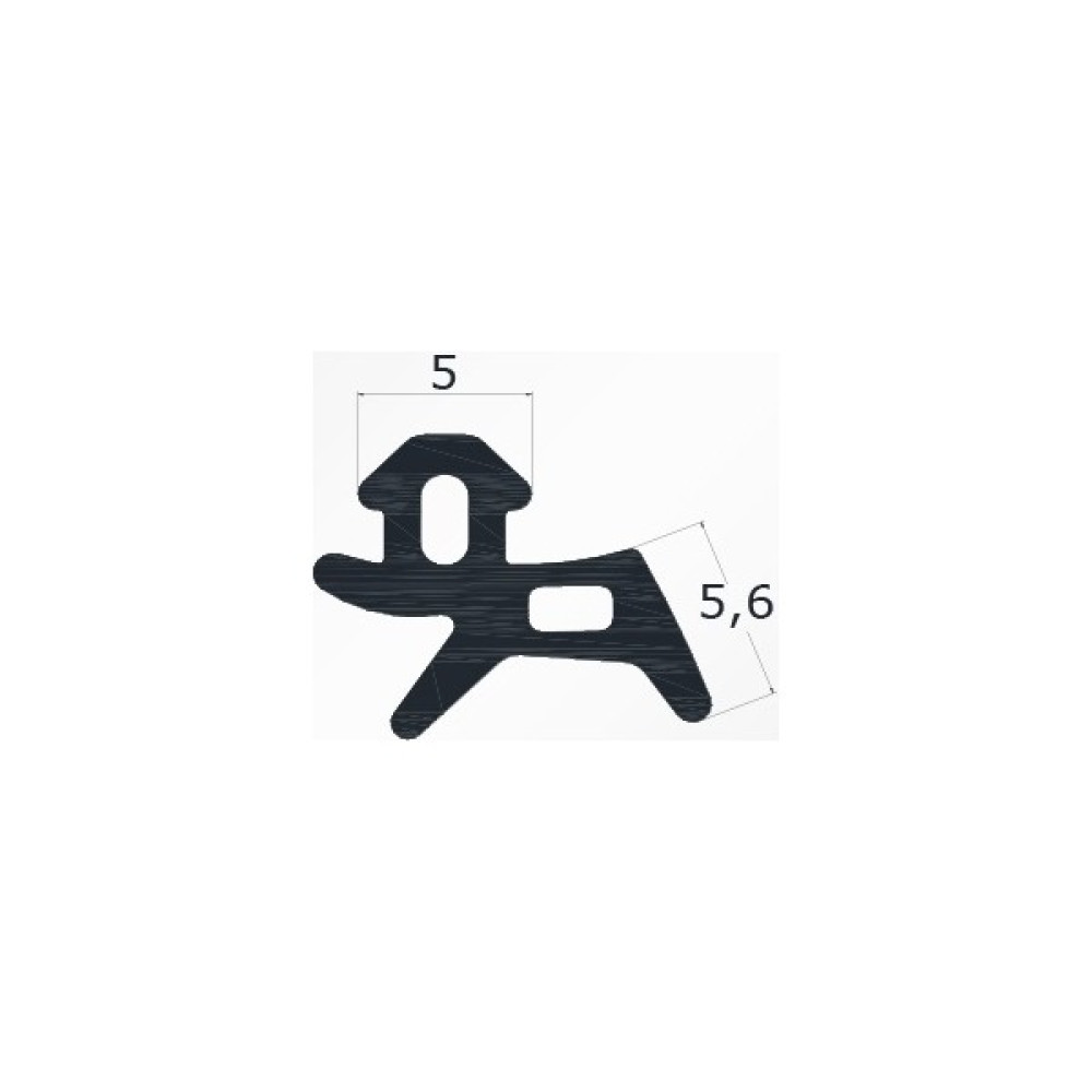 Pvc Kapı Pencere Epdm Fitili Siyah 5x 5,6 mm (15 mt Paket Halinde) Oto, Bahçe, Yapı Market Fiyatı