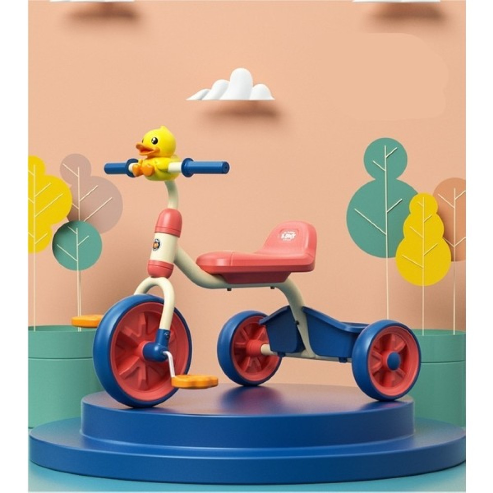 PVC Küçük Sarı Ördek 2-4 Yaşında Çocuk Pedalı Üç Tekerlekli Bisiklet Bebek Pedalı Üç Tekerlekli Bisiklet Bebek Arabası (Yurt Dışından) - Açık Mavi Açık Hava, Deniz ve Spor Oyuncakları Fiyatı
