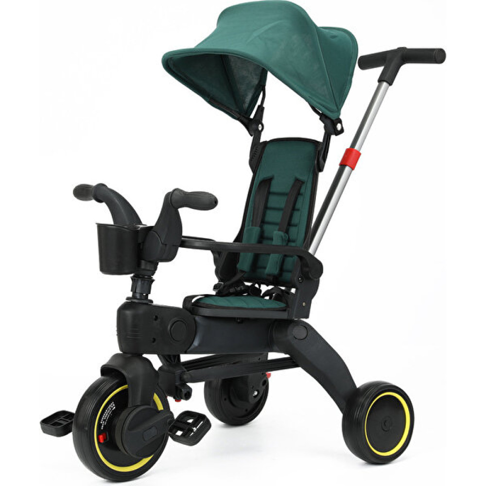 PVC Yeni Çocuk Üç Tekerlekli Bisiklet 1-5 Yaşında Katlanabilir Arabası Bebek Arabası Hafif Bebek Bisikleti (Yurt Dışından) - Açık Yeşil Bebek Arabası ve Pusetler Fiyatı