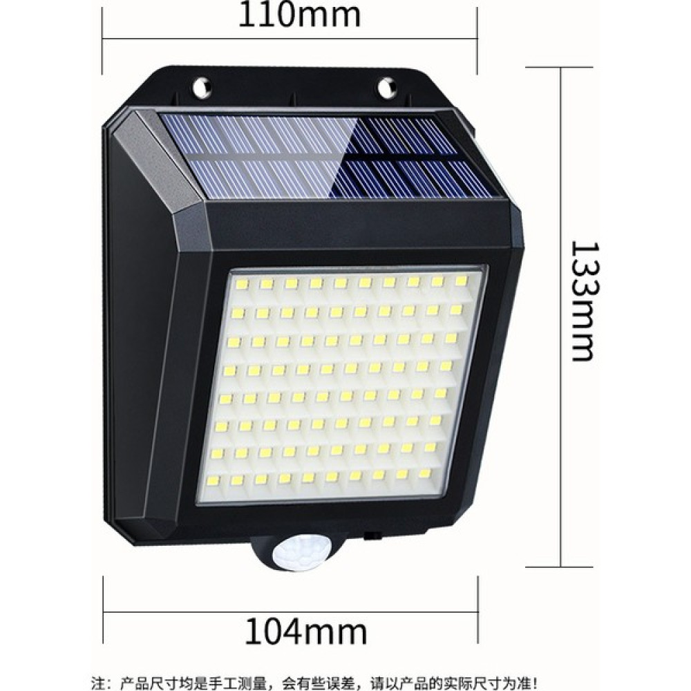 PVC Yeni Güneş Enerjili Açık Avlu Ev Insan Vücudu Algılama Dış Mekan Ultra Parlak Geniş Açılı Işıklı Duvar Lambası LED (Yurt Dışından) - Siyah Dış Mekan & Bahçe Oyuncakları Fiyatı