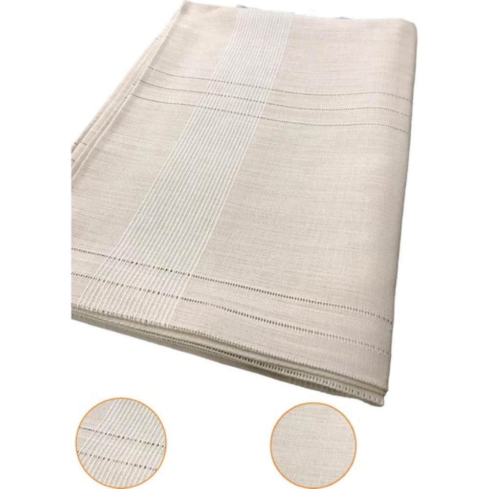 pw pink white Antik Keten Spor Tasarın Masa Örtüsü - 160 x 220 cm - Gri Masa Örtüsü Fiyatı