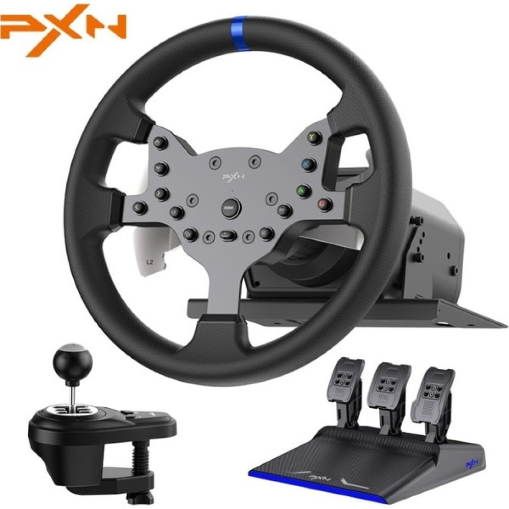 Pxn V99 Ps5 Oyun Direksiyon Seti, 3.2nm Çift Motorlu Kuvvet Geribildirim Tabanı, Vites Kolu ve Pedallı Ps5, Ps4, Xbox One, Xbox Serisi PlayStation 5 PS5 Oyunları Fiyatı
