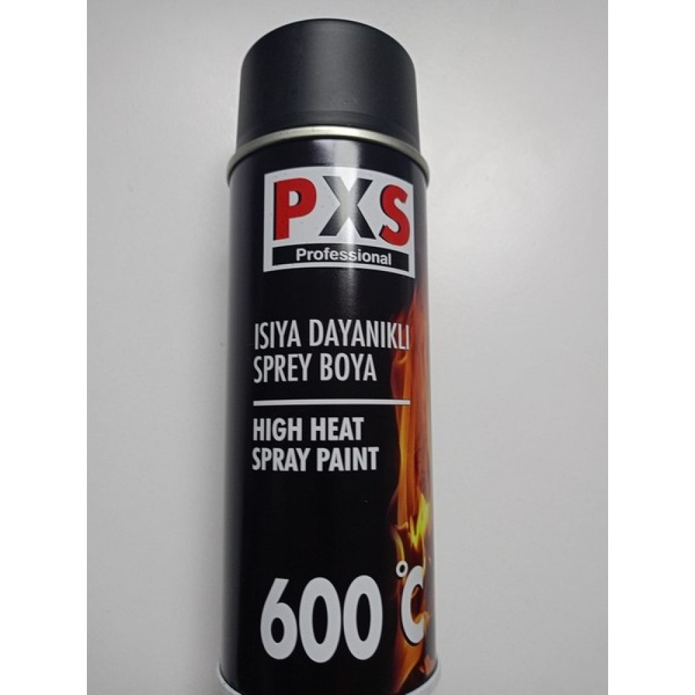 PXS Professional ISIYA DAYANIKLI SPREY BOYA - 1 Adet - Mat Siyah Boya Malzemeleri Fiyatı