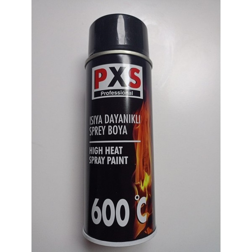 PXS Professional ISIYA DAYANIKLI SPREY BOYA - 1 Adet - Parlak Siyah Boya Malzemeleri Fiyatı