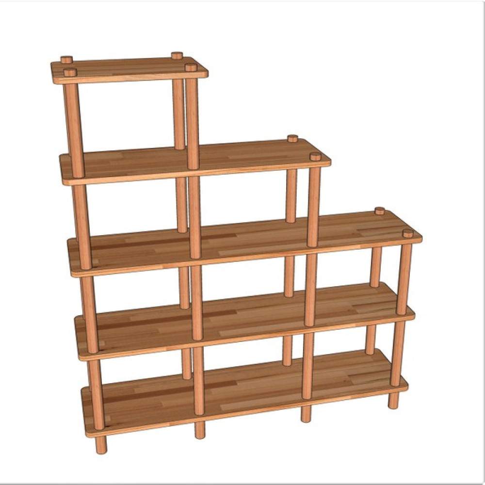 Pyra Wood Kitaplık Ahşap Kitaplık Ahşap Raf Ahşap Mobilya Ahşap Modern Kitaplık Merdiven Raf Duvar Kitaplığı Kitaplık Fiyatı