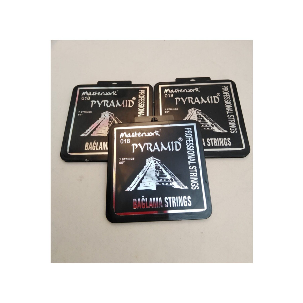 Pyramid 0.18 Kısa Sap Bağlama Teli 3 Paket Müzik Aleti Aksesuarları Fiyatı
