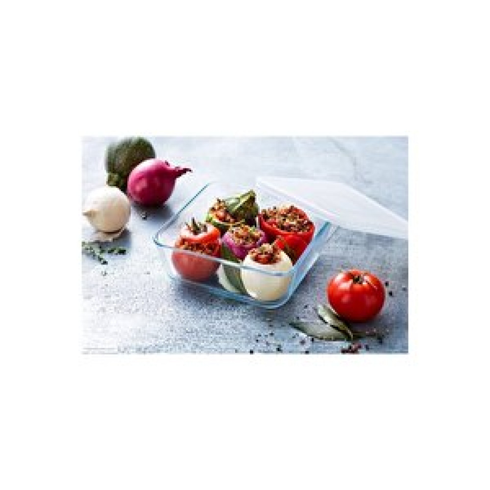 Pyrex Kare Kapaklı Saklama Kabı 0,85 Lt Eşya Saklama / Düzenleme Fiyatı