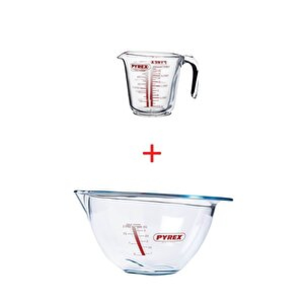 Pyrex Ölçme Kabı 0,5 Lt. Ve Kase 4,2 Lt. Kase Fiyatı