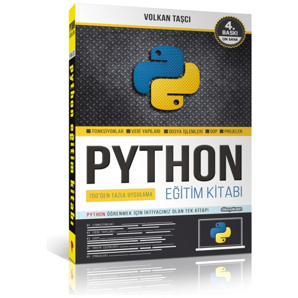 Python Eğitim Kitabı - Volkan Taşçı Bilgisayar Kitapları Fiyatı