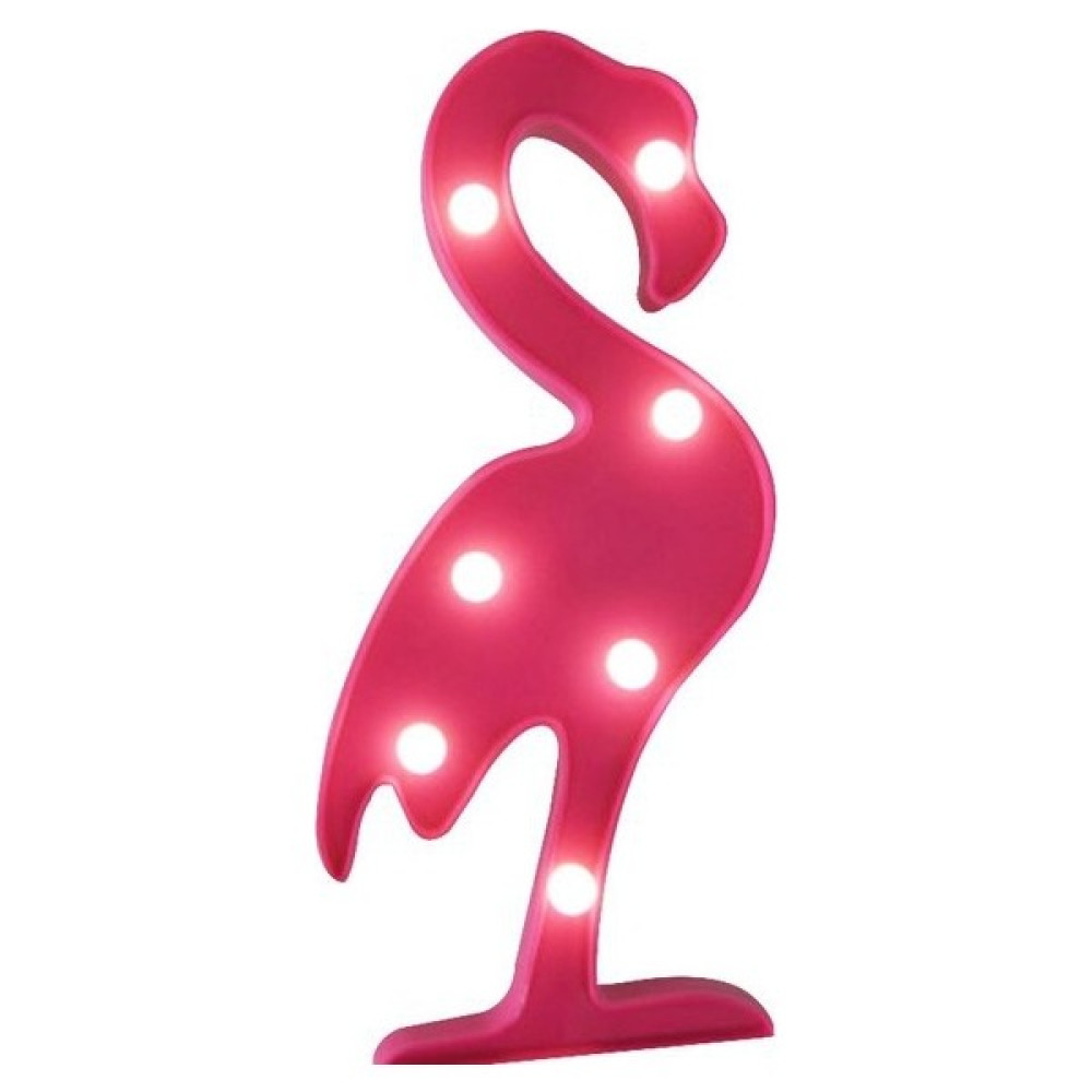 PZ Flamingo Dekoratif Pilli LED Işıklı Masa Gece Lambası Led Aydınlatmalar Fiyatı