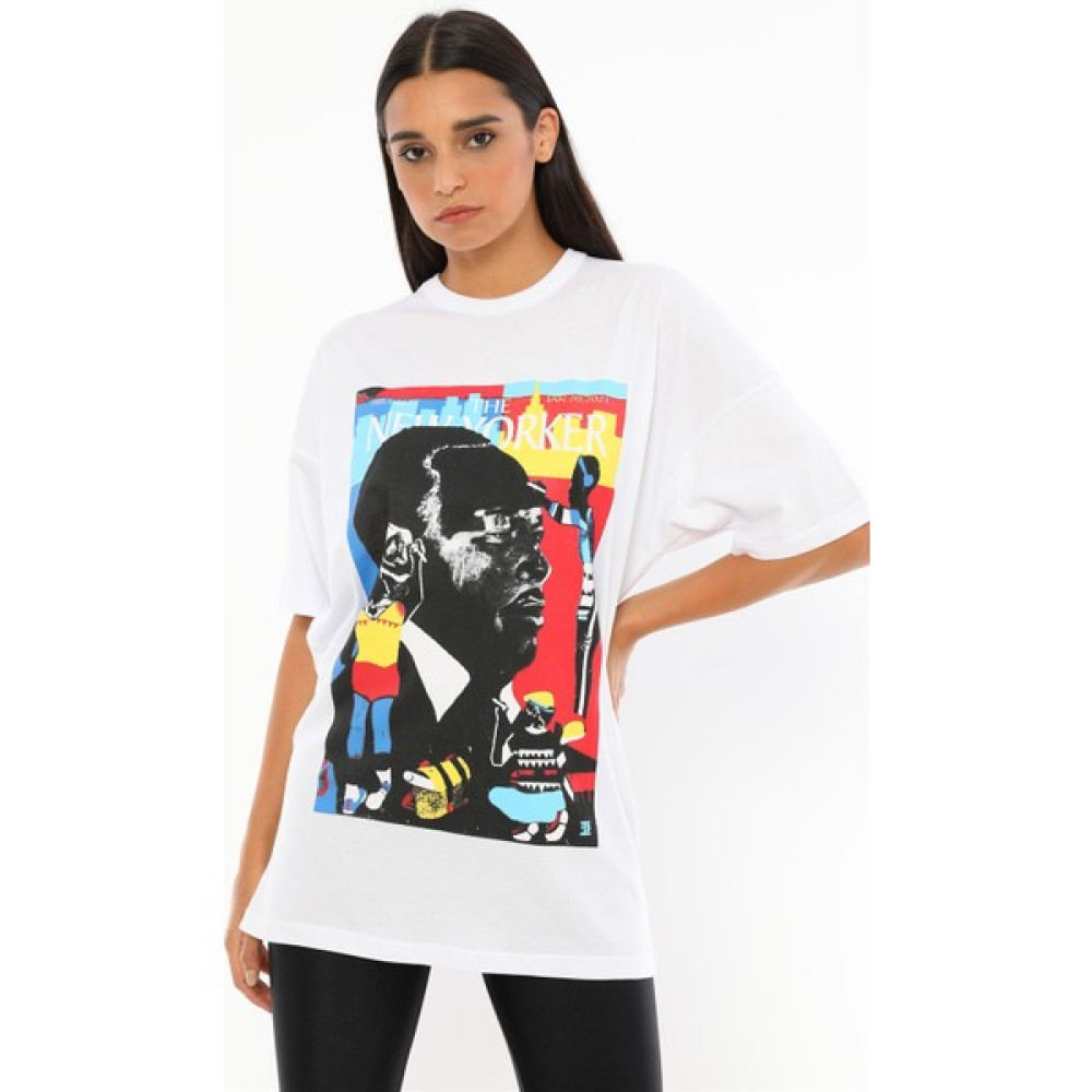Q-5280 Oversize New Yorker T-Shirt Erkek T-shirt Fiyatı