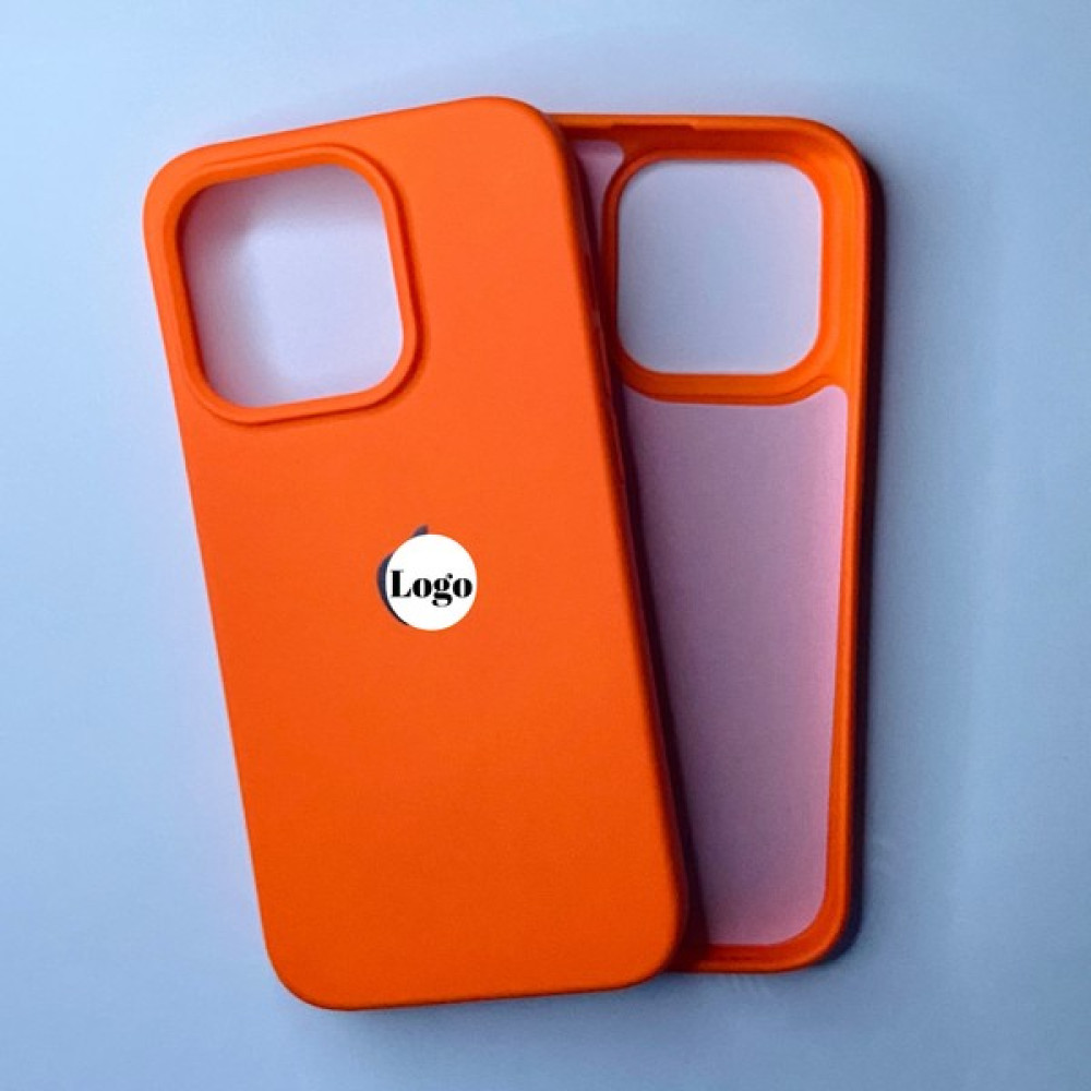 Q Aksesuar Iphone 11 Pro Max Uyumlu Logolu Içi Kadife Telefon Kılıfı - Turuncu Cep Telefonu Kılıfı Fiyatı