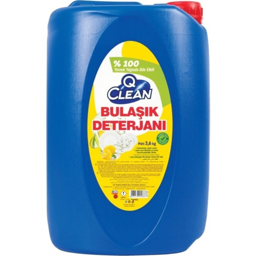Q Clean Q-Clean Sıvı Bulaşık Deterjanı 'limon 3,6 lt Bulaşık Yıkama Fiyatı