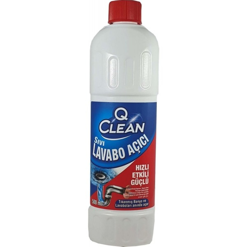 Q Clean Sıvı Lavabo Açıcı 500 ml Temizlik Malzemeleri Fiyatı