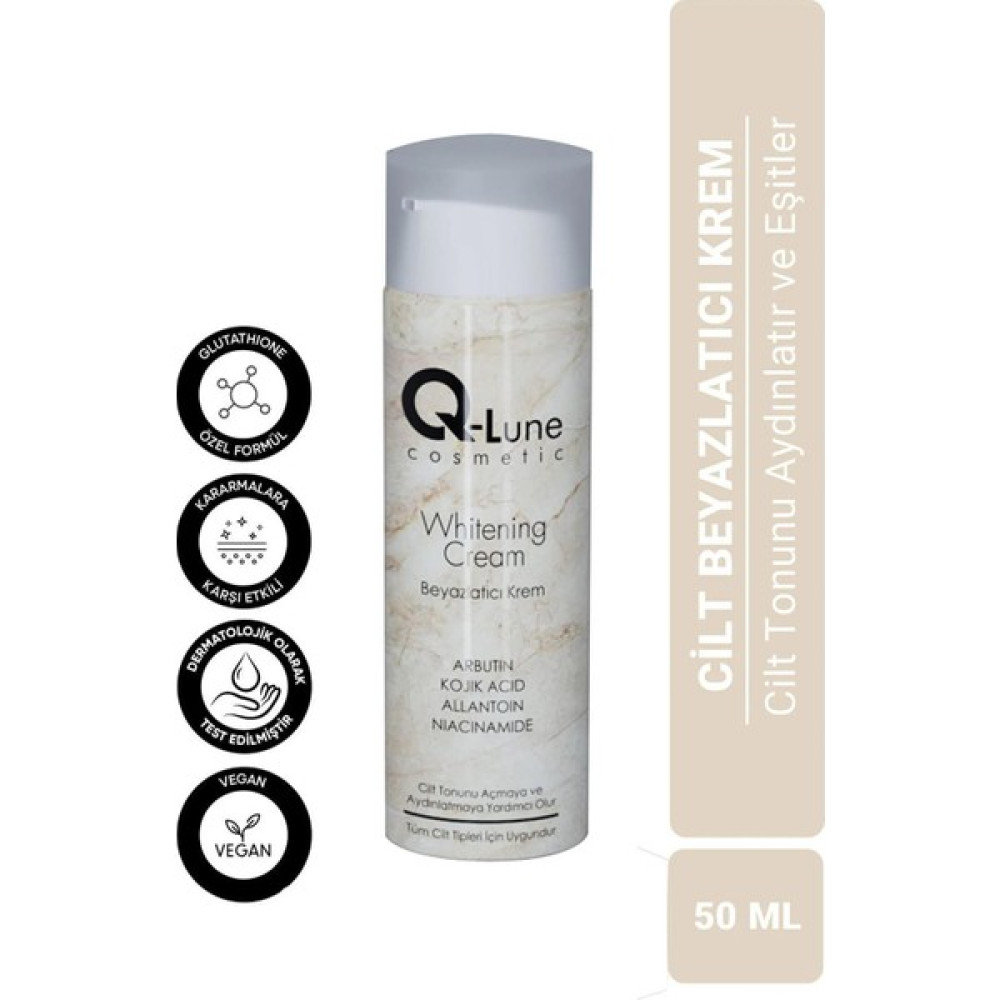 Q-Lune Beyazlatıcı Aydınlatıcı Krem 50 ml 8683071439584 Oto Boyaları Fiyatı