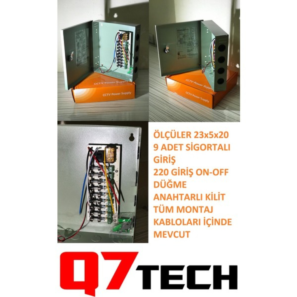 Q7 Tech 9 Girişli Power Sigorta Metal Bağlantı Kutusu Yedek Parça - Elektrikli El Aletleri Fiyatı