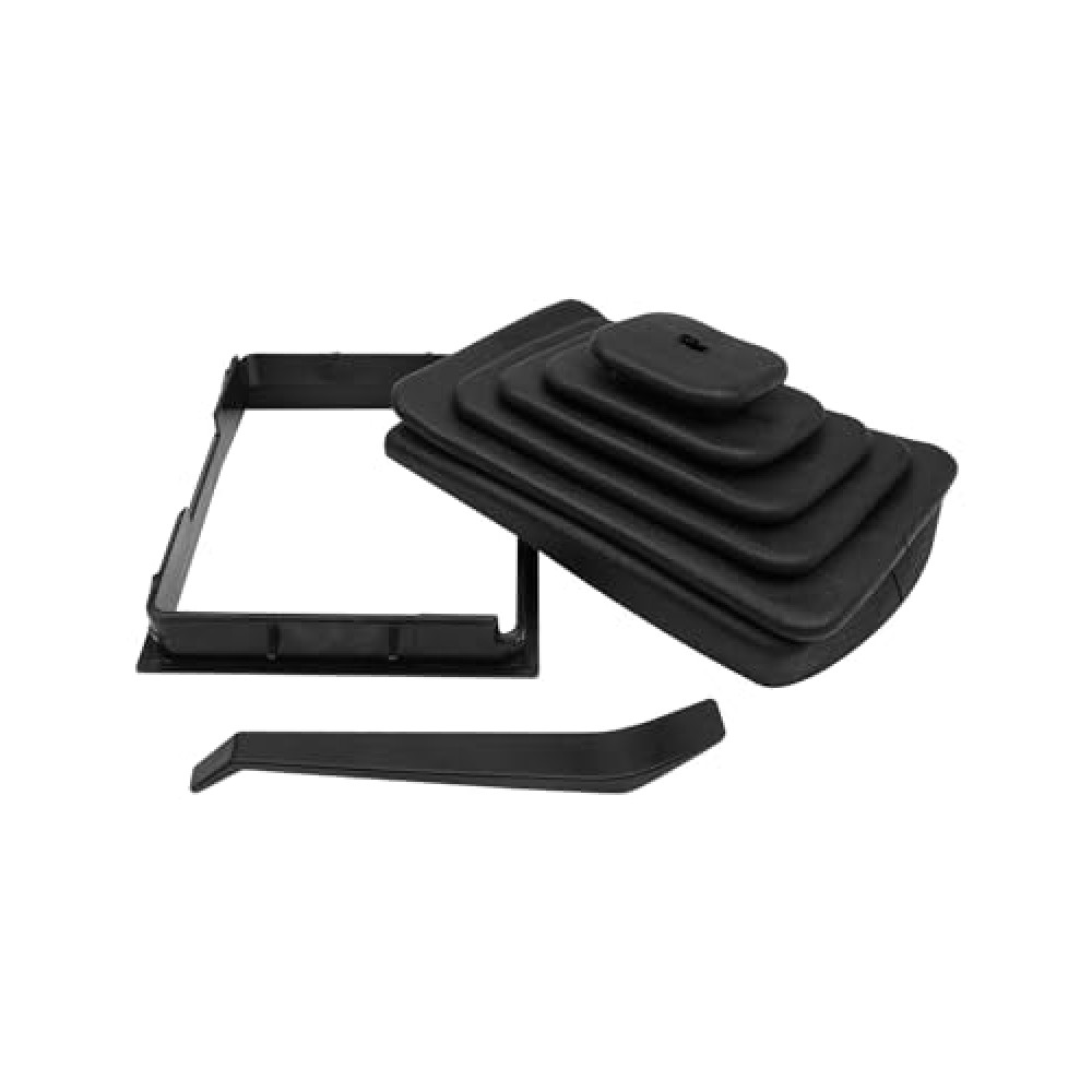 QAGGUM Shifter Boot and Retainer Bezel Kit Compatible with Jeep TJ Wrangler 1997-2004, Transmission Shift Bezel Shifter Boot Kit Replace 53000056 52078558