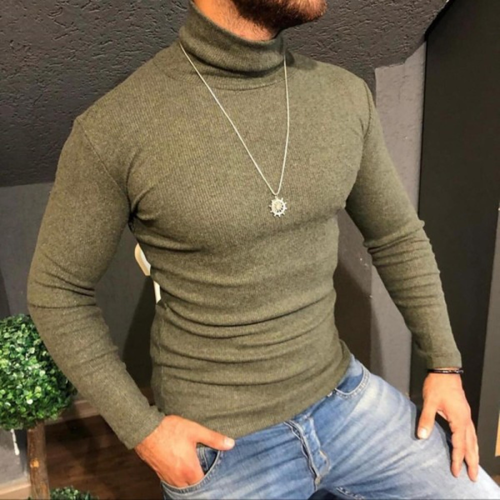 Qalina Life Full Likralı Unisex Balıkçı Yaka Boğazlı Kazak Erkek Kazak & Süveter & Triko Fiyatı