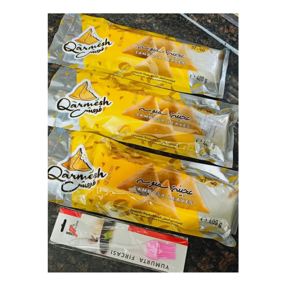 Qarmesh Sambosa Yufka 400g X 3 Adet 1 Fırça Hediye. Unlu Mamüller Fiyatı