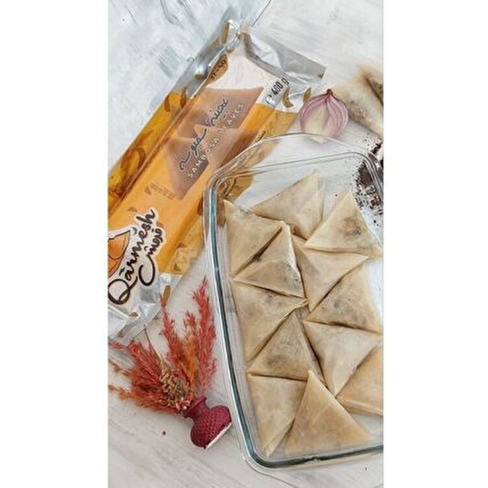 Qarmesh Sambosa Yufka 400G x 6 Adet El Yapımı Geleneksel Tarif İçin Doğal Malzeme - 400 gr Unlu Mamüller Fiyatı