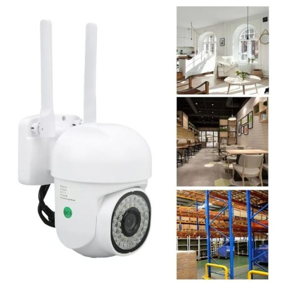 Qasul Cmr-13 Kablosuz 360° Hd Sesli Su Geçirmez Wifi Smart Kamera Dış Mekan Kamerası Yoosee Uygulamalı - Beyaz Güvenlik Kameraları Fiyatı