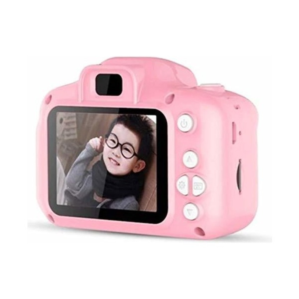 Qasul Çocuklar Için Mini Hd 1080P Dijital Fotoğraf Makinesi - 5 Oyun Yüklü Egitici Fotoğraf Makinesi - Pembe Dijital Fotoğraf Makineleri Fiyatı