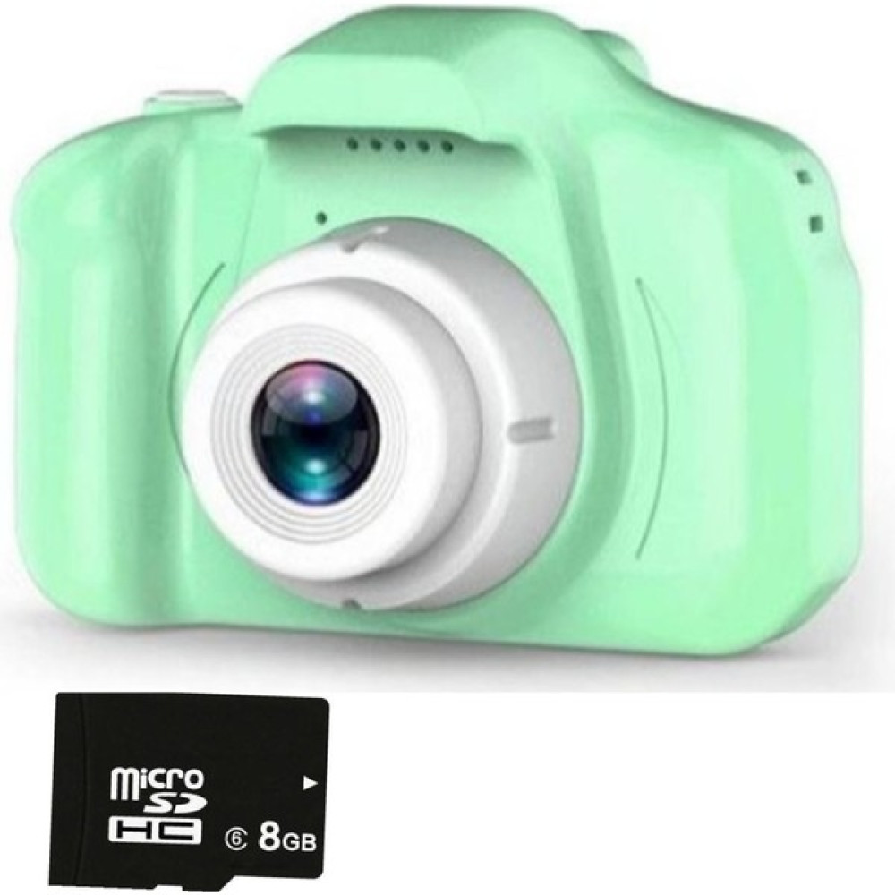 Qasul Çocuklar Için Mini Hd 1080P Dijital Fotoğraf Makinesi - 5 Oyun Yüklüegitici Fotoğraf Makinesi 8gb Sd Kart Dahil - Açık Yeşil Dijital Fotoğraf Makineleri Fiyatı