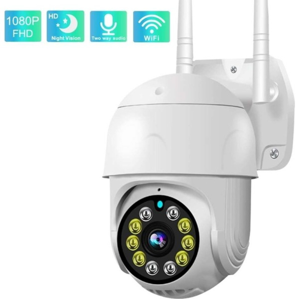 Qasul Yeni Nesil Kablosuz Dış Mekan Full Hd Wifi Kamera Su Geçirmez Hareket Sensörlü 10 LED Uzaktan Telefonla Kontrol Özellikli 64 GB Sd Kart Hedi... Güvenlik Kameraları Fiyatı
