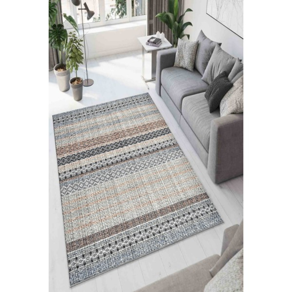 Qatalina Dijital Baskı Yıkanabilir Kaymaz Taban Salon Halısı Mutfak Halısı Koridor Halısı Yolluk Çocuk Halısı - Renkli - 160 x 230 cm Salon Halısı Fiyatı