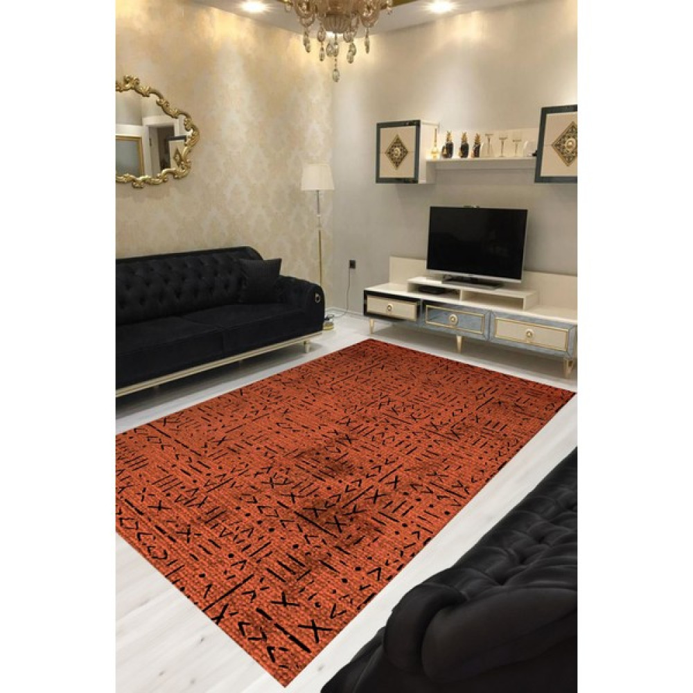 Qatalina Dijital Baskılı Makinada Yıkanabilir Salon Halısı Mutfak Halısı Yolluk Halısı - ESTA1813,ESTA1813 - 40 x 60 cm - Gri Salon Halısı Fiyatı