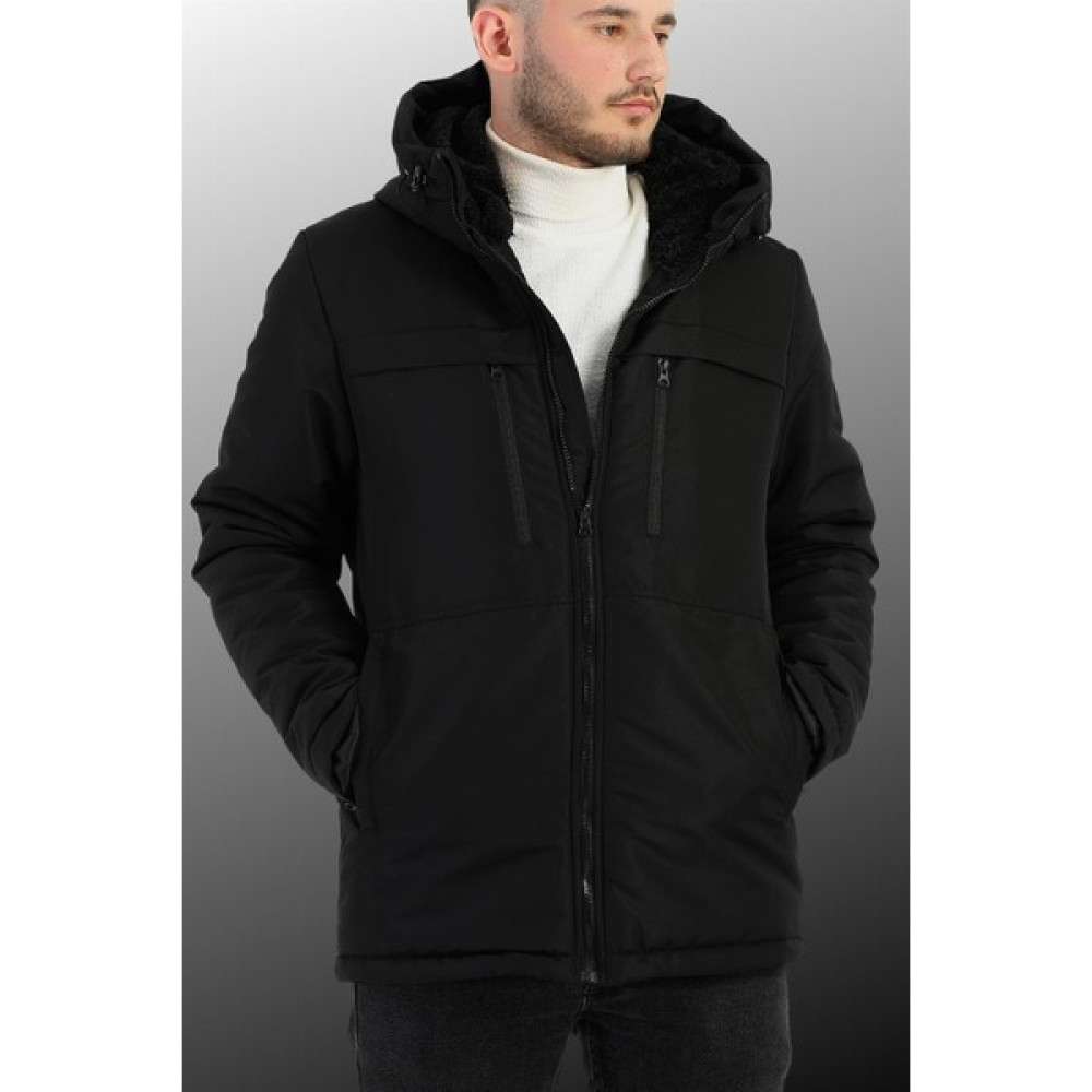Qawwa Erkek Kürklü Su ve Rüzgar Geçirmez Kapüşonlu Kışlık Spor Mont & Kaban & Parka RQPA-200 Mont (Outdoor) Fiyatı