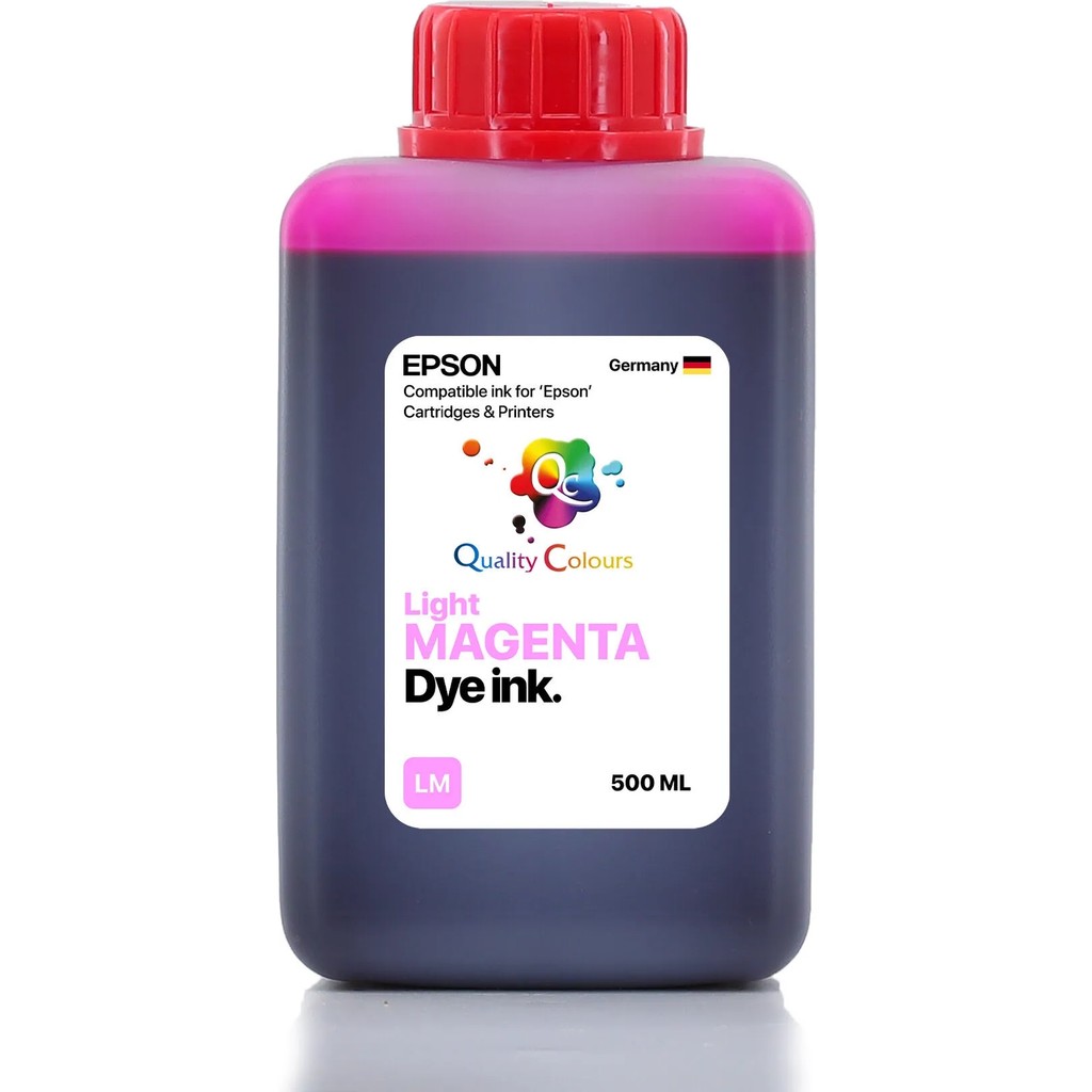 Qc Epson Ecotank L18050 Uyumlu - 500ML Lm Light Magenta Açık Kırmızı Muadil Kartuş Fiyatı