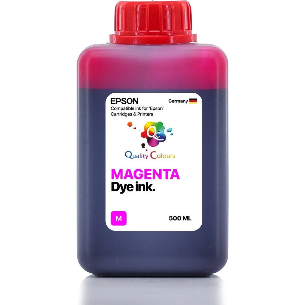 Qc Epson Ecotank L3252 Uyumlu - 500ML M Magenta Kırmızı - Macenta Muadil Kartuş Fiyatı