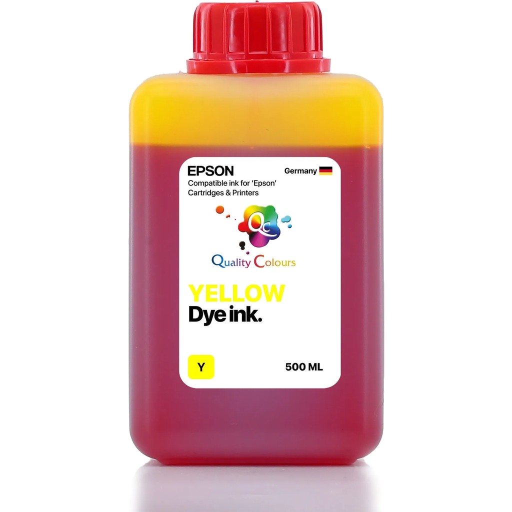 Qc Epson Ecotank L3252 Uyumlu - 500ML Y Yellow Sarı Muadil Kartuş Fiyatı